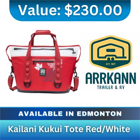 Kailani Kukui Tote Red/White