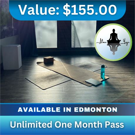 Unlimited One Month Pass (value $155)