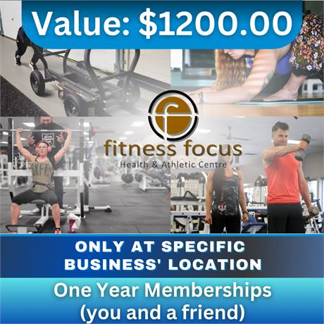 One Year Memberships (You and a friend)