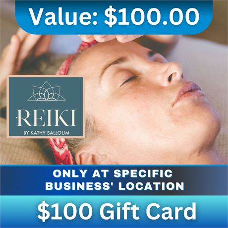 $100 eGift Card | Reiki by Kathy Salloum