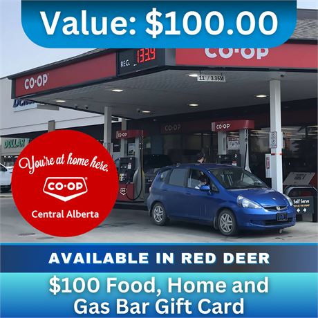 Central Alberta Co-op - Food, Home and Gas Bar Gift Card