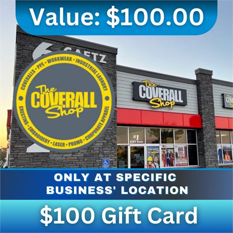 $100 Gift Card | The Coverall Shop