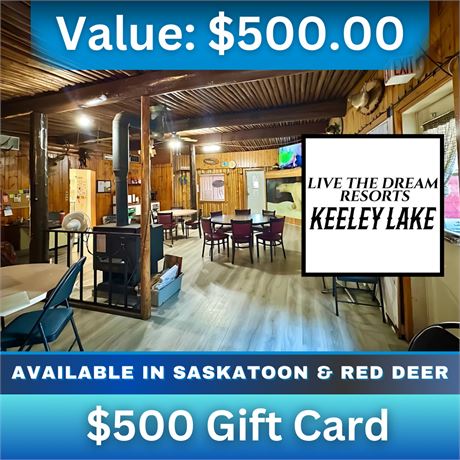 Keeley Lake Resort Gift Card