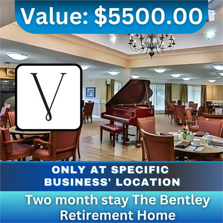 Two month stay The Bentley Retirement Home