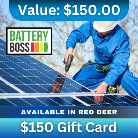 $150 Gift Card At Battery Boss