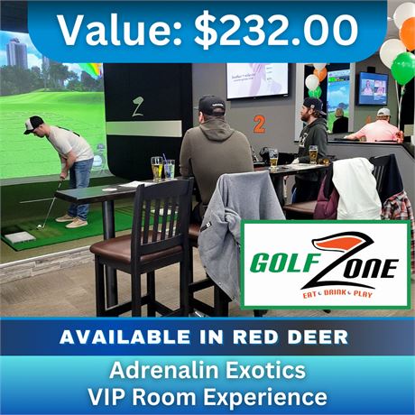 Adrenalin Exotics VIP Room Experience