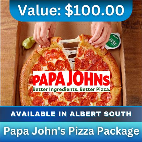 Papa John's Pizza Package