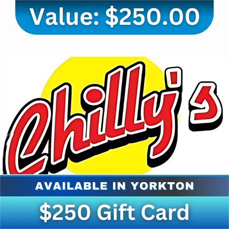 $250 Gift Card of Chilly's Heating and Cooling Yorkton