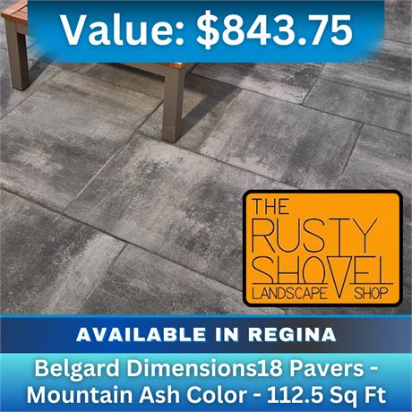 Belgard Dimensions18 Pavers - Mountain Ash Color - 112.5 sq ft