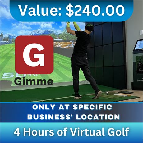 4 Hours of Virtual Golf