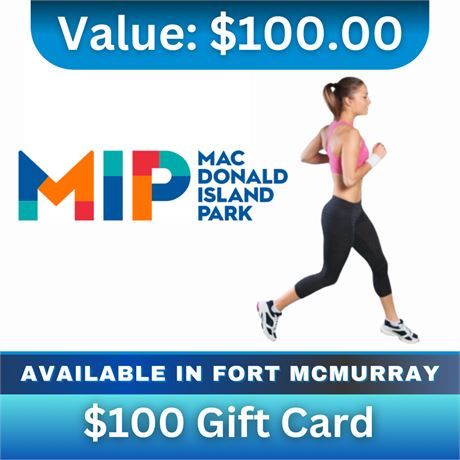 MacDonald Island Park - $100 Gift Card