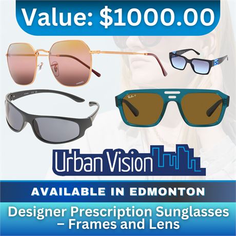 Designer Prescription Sunglasses - Frames And Lens