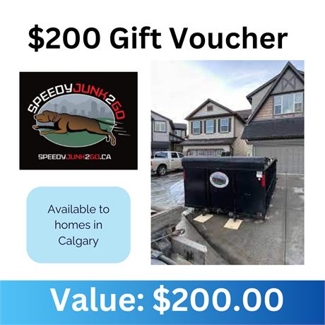 Harvard Media Auctions 200 Gift Voucher for Speedyjunk2go