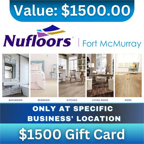 $1500 Gift Card | NuFloors