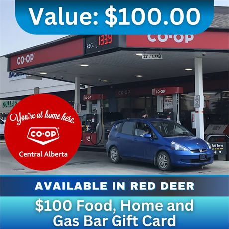 Central Alberta Co-op - Food, Home and Gas Bar Gift Card