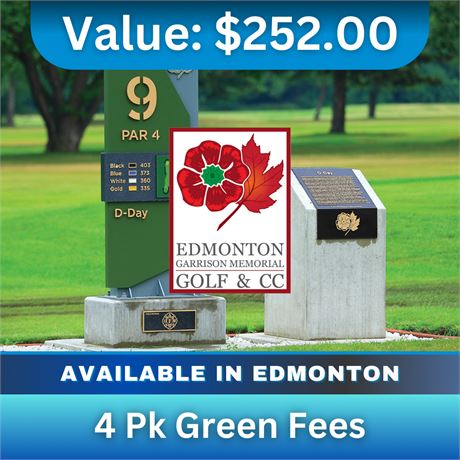 4 pk Green Fees