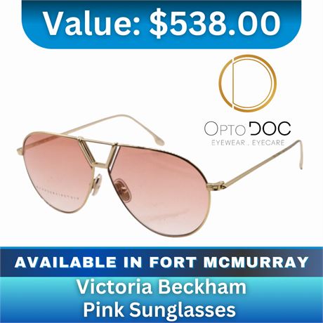 Victoria Beckham Pink  Sunglasses