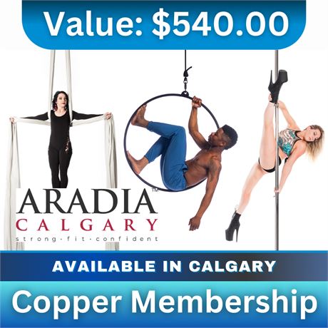 Aradia Fitness Calgary - Copper Membership