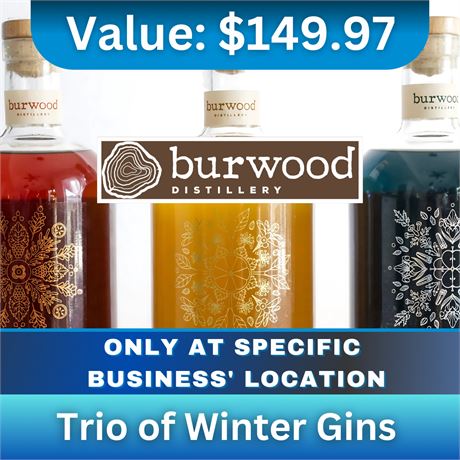 Burwood Distillery - Trio of Winter Gins