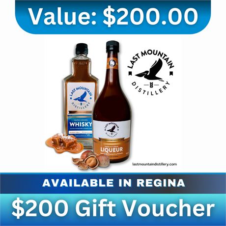 $200 Gift Voucher | Last Mountain Distillery