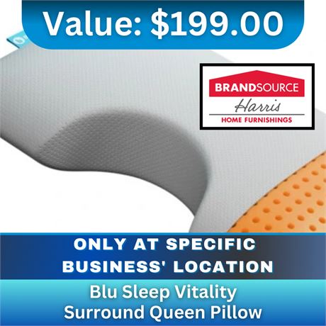 Blu Sleep Vitality Surround Queen Pillow