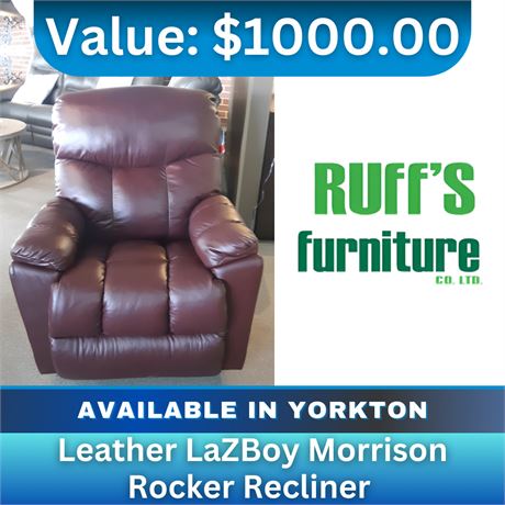 Leather LaZBoy Morrison Rocker Recliner