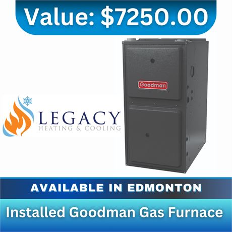 Installed Goodman Gas Furnace