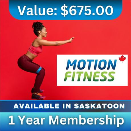 Motion Fitness 1 Year Membersip