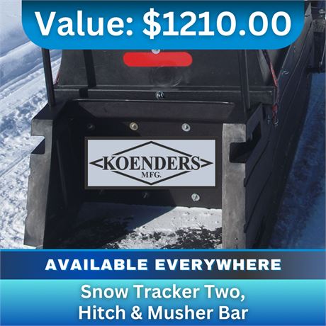 Snow Tracker two, Hitch & Musher Bar