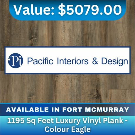 1195 Sq Feet Luxury Vinyl Plank - Colour Eagle