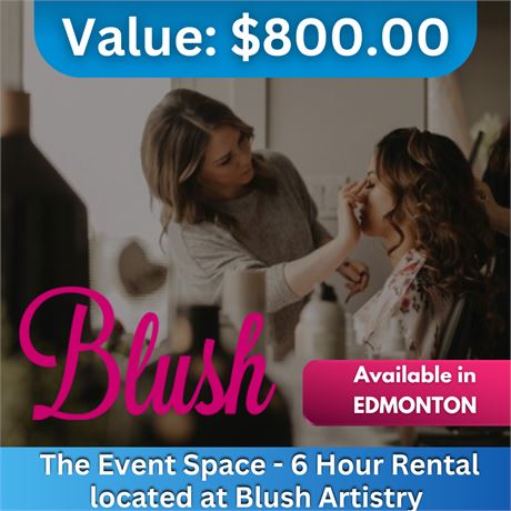 The Event Space - 6 Hour Rental located at Blush Artistry