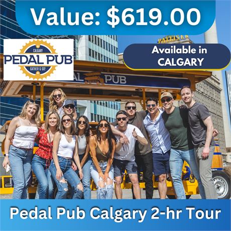 Pedal Pub Calgary 2-hr Tour