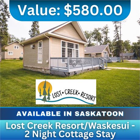 Lost Creek Resort/waskesui - 2 Night Cottage Stay