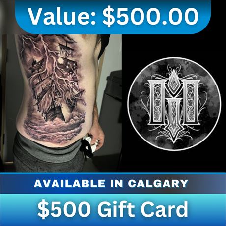 $500 Gift Card | Monto Ink