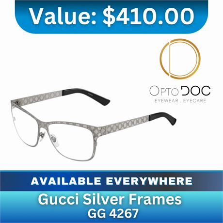 Gucci Silver Frames Gg 4267