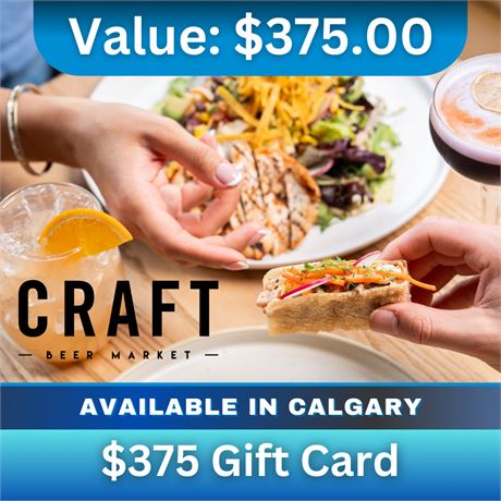 Craft Beer Market $375 Gift Card