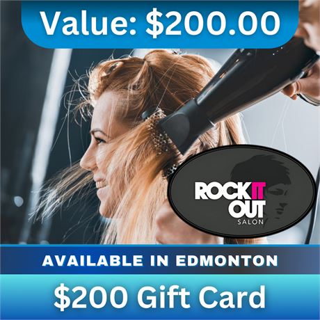 $200 Gift Card | Rock It Out Salon