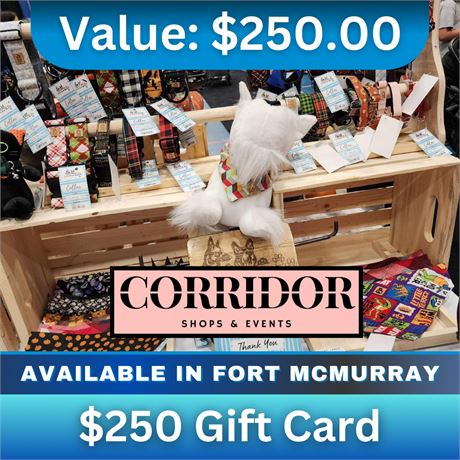 $250 Gift Card | Corridor Shops & Events