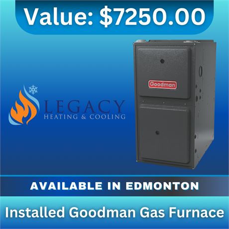 Installed Goodman Gas Furnace