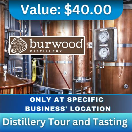 Distillery Tour and Tasting