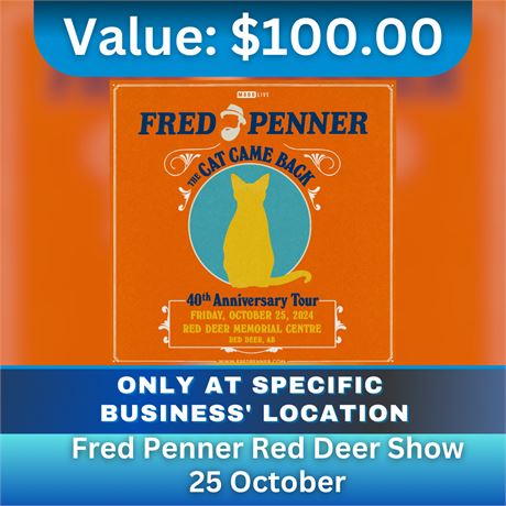 Fred Penner Red Deer Show October 25