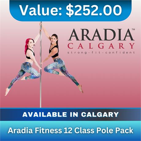 Aradia Fitness 12 Class Pole Pack