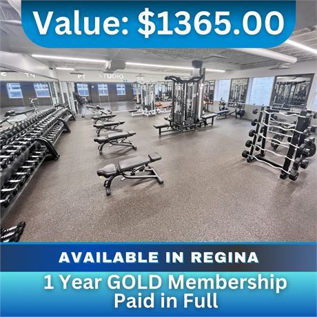 1 year GOLD Membership PAID IN FULL