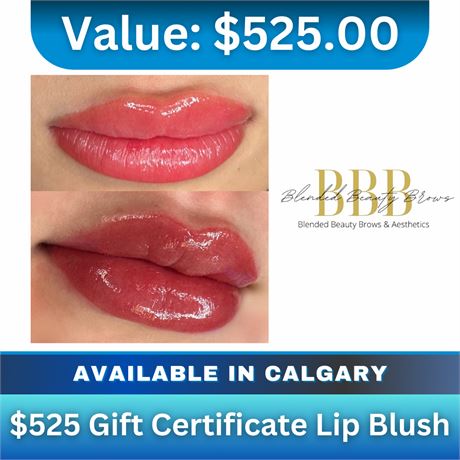 Blended Beauty Brows & Aesthetics -Gift Certificate Lip Blush