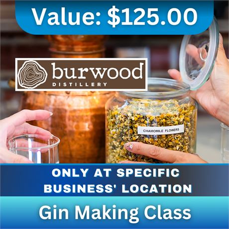 Burwood Distillery - Gin Making Class