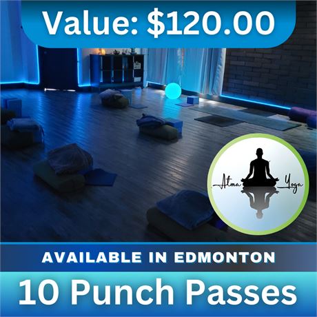 10 Punch Passes (value $120)