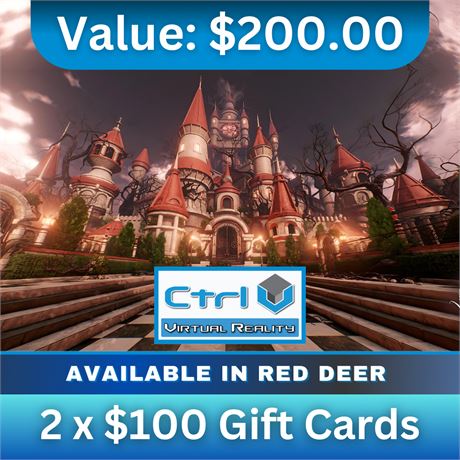 2 x $100 Gift Cards | CTRL V