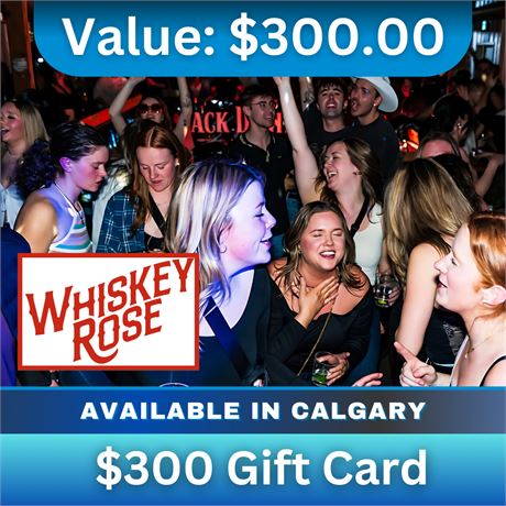 Wild Rose $300 Gift Card