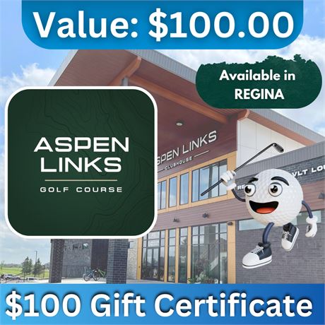 $100.00 Gift Certificate | Aspen Links