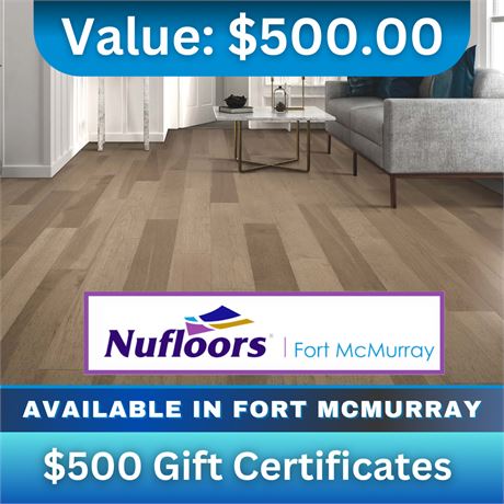 $500 Gift Certificate | NuFloors